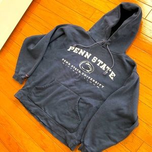 PENN State medium size navy jersey with hoodie
